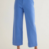 Bella Dahl Saige Wide Leg Crop / Portofino Blue