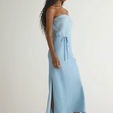 Bella Dahl Strapless Maxi Dress / Light Riviera