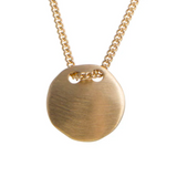 Fairley Tag Necklace Gold