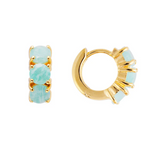 Fairley Amazonite Huggies