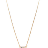 Aquamarine Deco Necklace