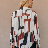 Bella Dahl Pleated Button Down / Modern Art