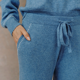 Bella Dahl Whip Stitch Pant / Heather Blue