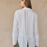 Bella Dahl Split Back Button Down / White