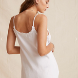 Bella Dahl Frayed Cami - White