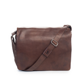 Alex Medium Satchel Brown