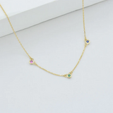 Trilogy Necklace - Multicolour