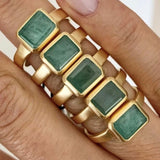 Emerald Deco Ring