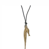 Pesci Che Volano Merluzzi Bronze Necklace