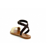 Assouan Leather Sandals / Raffia