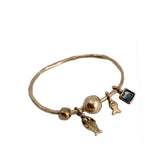 Pesci Che Volano Mare Bronze Bracelet