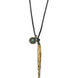 Pesci Che Volano Massimo Bronze Necklace