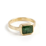 Emerald Deco Ring