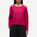Samsoe Samsoe Nor O-N Crew Neck Jumper / Cherries Jubilee