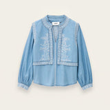 Ba&sh Laura Denim Shirt