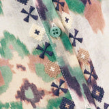 Ba&sh Odelie Patterned Shirt / Ecru