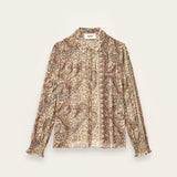 Ba&sh Cleo Patterned Shirt / Blue