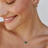 Fairley Green Agate Deco Necklace