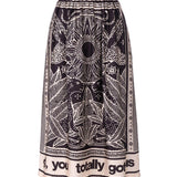 Rosalee Printed Skirt / Mystic