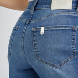 Liu Jo  Better Denim Authentic Stretch Flared Jeans / Dark Blue Denim