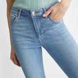 Liu Jo High Rise Flared Jeans / Blue Denim