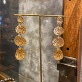 Gas Bijoux Eclipse 4 rows Earrings / Gold