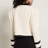 Please White Military Jacket / Gold Button