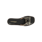Les Tropeziennes Hamity Slip on Sandals / Black-Gold