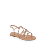 Les Tropeziennes Homata Sandals / Cappuccino - Gold
