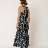 Indi & Cold Floral maxi Dress / Marino