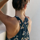 Indi & Cold Floral maxi Dress / Marino