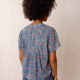 Indi & Cold short Sleeved Print Blouse