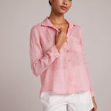 Bella Dahl Linen Pocket Button Down / Blossom