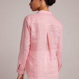 Bella Dahl Linen Pocket Button Down / Blossom