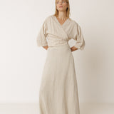 Indi & Cold Linen Maxi Skirt / Beige