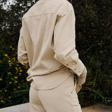 Indi & Cold Cotton Corderoy Shirt / Cream