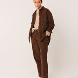 Indi & Cold Cotton Corderoy Shirt / Tabacco