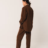 Indi & Cold Cotton Corderoy Shirt / Tabacco