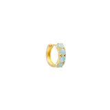 Fairley Amazonite Midi Hoops