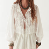 Maison Hotel Ludovica Blouse / Pearl