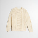 Indi & Cold Cable Knit Jumper/ Crudo