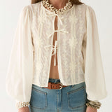 Maison Hotel Ludovica Blouse / Pearl