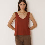 Indi & Cold Knit Tank / Terracotta