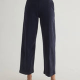 Bella Dahl Catalina Clean Front Wide Leg Pant / Navy