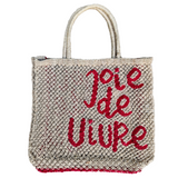 The Jacksons Joie De Vivre Jute Bag / Natural - Raspberry