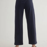 Bella Dahl Catalina Clean Front Wide Leg Pant / Navy