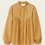 Ba&sh Jaky Emroidered Shirt / Sable