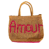 The Jacksons Amour Jute Bag / Honey - Raspberry