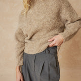 Indi & Cold High Neck Jumper/ Topo