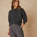 Indi & Cold High Neck Jumper/ Marengo